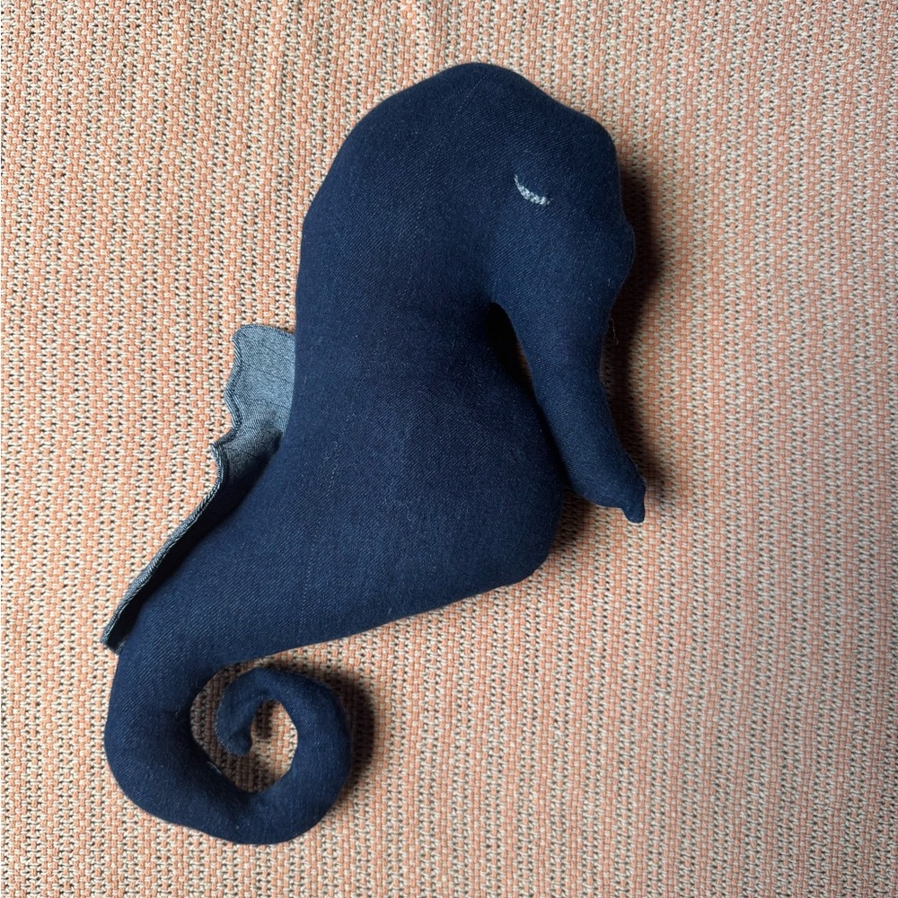 Handmade Sleepy Seahorse Plush Toy